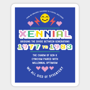 Xennial Color Option Magnet